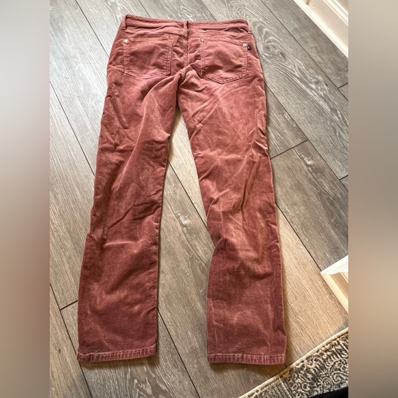 Anthropologie Pilcro Slim Boyfriend Crop Corduroy Pants 27 - Picture 6 of 13